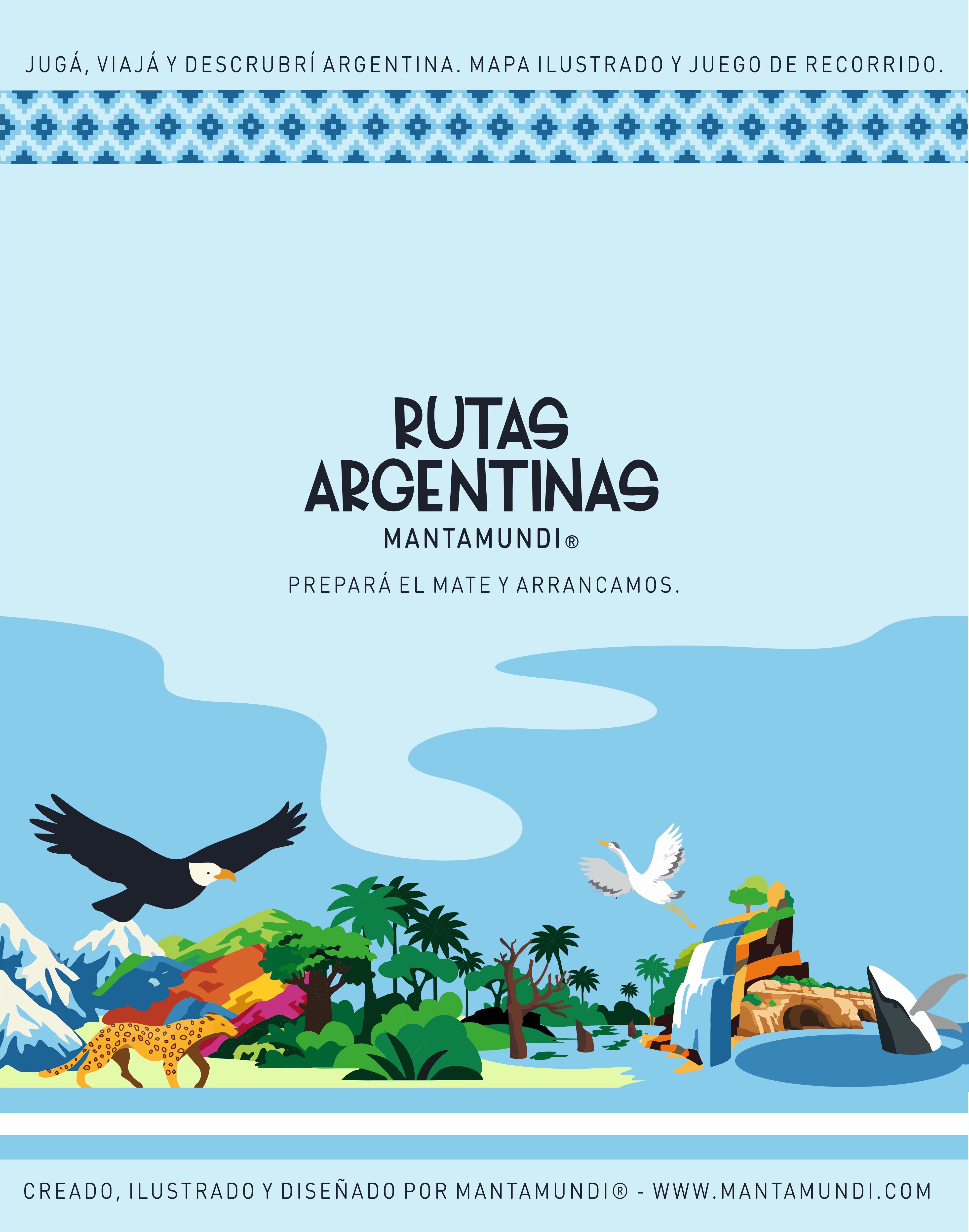 RUTAS ARGENTINAS - MAPA JUEGO - Imagen 2